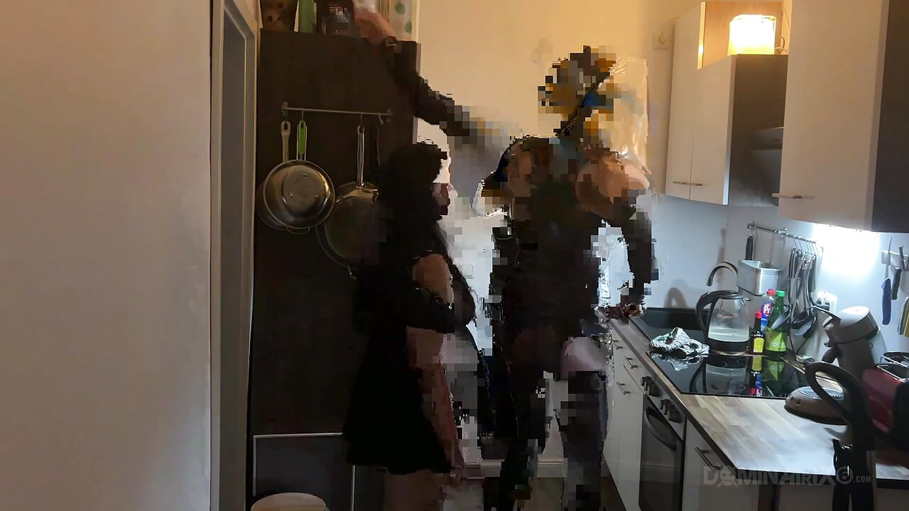 Kitchen Fisting Frenzy - Mature Sluts Stretched Wide Open