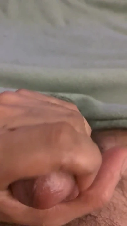 I Slowly Stroke My Cock with Oil Thinking About Desi GF