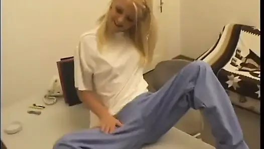 Doctor Prescribes His Patient Charming Blonde Babe Gina Pearl Special Treatment Which Could Improve Her Endorphines Level