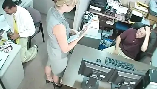 A big young cock for a nasty blonde MILF