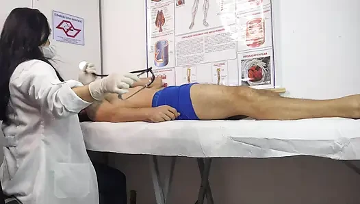 Nurse Makes Patient Have Very Hard Erection