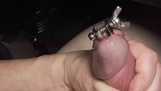 Stunning screwed fetish sounding mushroom Head 17mm FIXXX slit widener for extreme insertion