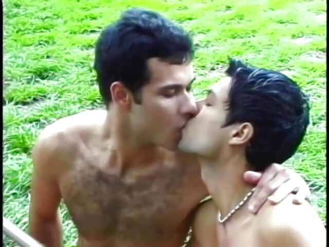 Two horny guys can't resist to join couple of Brazilian hottiies playing on the lawn