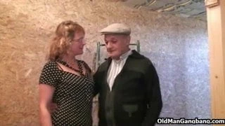 Gangbang in a renovated house