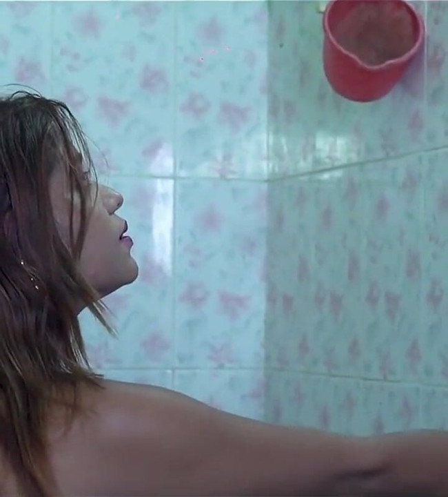 After Shower Hardcore Sex at Midnight! Couple Sex