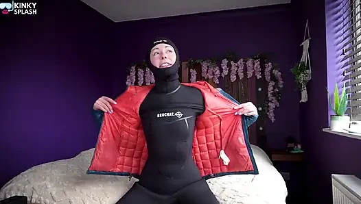 Kejutan untuk wetsuit yang mengalihkan perhatian pacarku