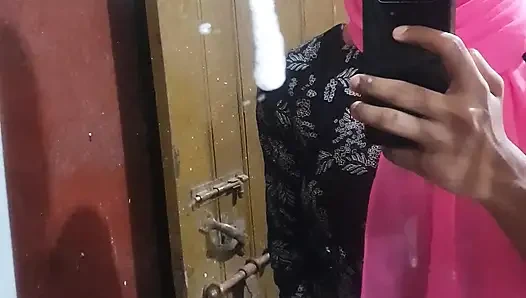 Asian hot Hijabi Shemale masterbation for her