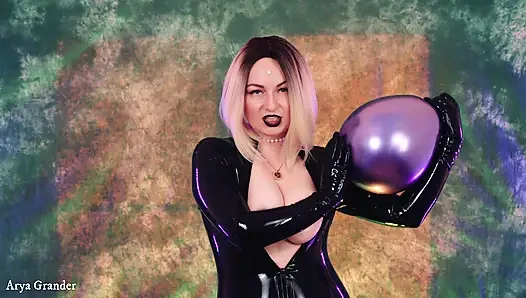 Video fetish balon udara karet pov