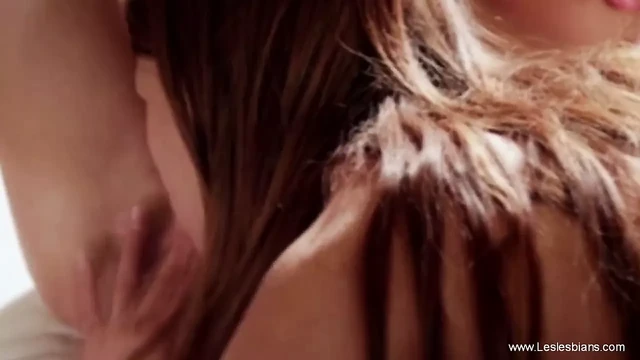 Feeling Her Beautiful Lesbian Partner’s Orgasm And Wetness