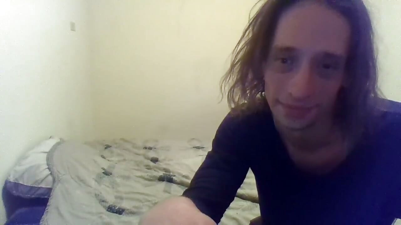 Clothed Transgirl Hoping You a Good Nite & Making a Guest Bed for You (sfw)