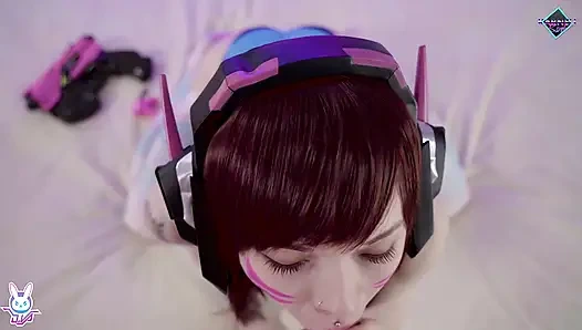 D.va loves a big dick in her tight ass. Karneli Bandi