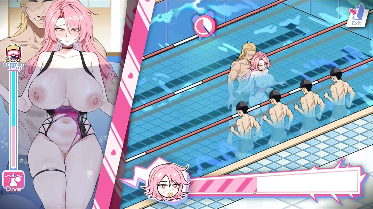 Hentai Game - Minami Hentai Gallery Scene Pool Sex - Lifeguard Holic
