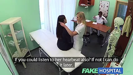 Fakehospital医生鸡巴和护士舌头治愈沮丧