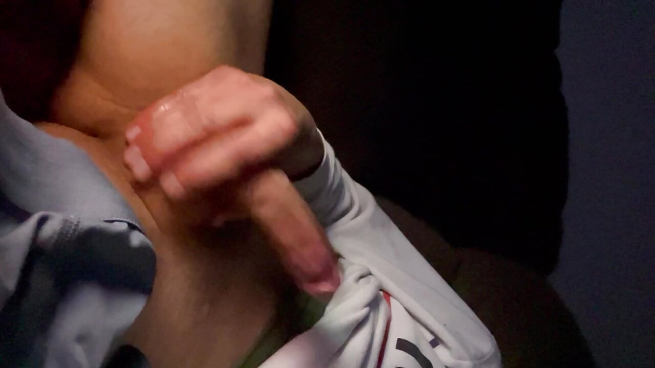 Jerking my cock to blow a load