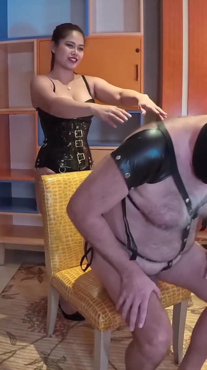 Tease and Denial Bound Slave Femdom