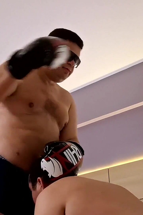 Cop Hitterboxer Giving Me Gutpunching
