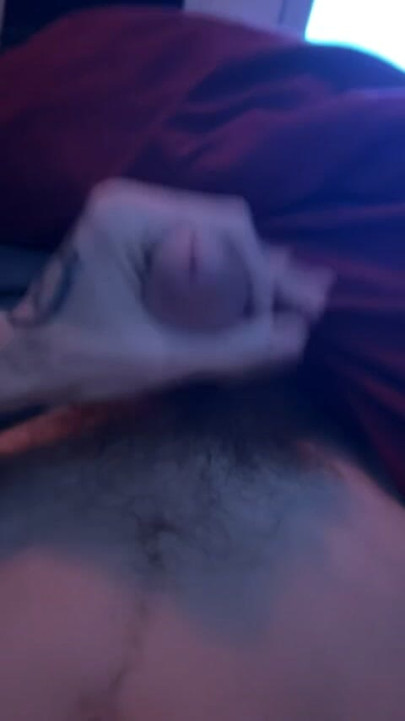 Solo masturbating