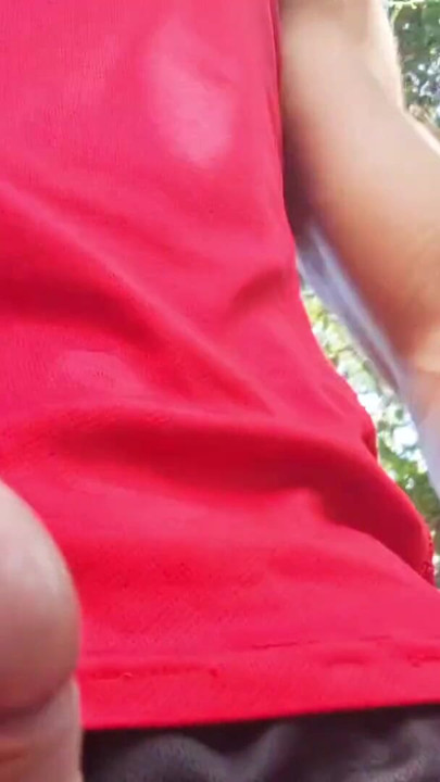 Risky Nature Walk Jerk Off - Got Super Horny and Stroked My Cock Outside | Clip 2
