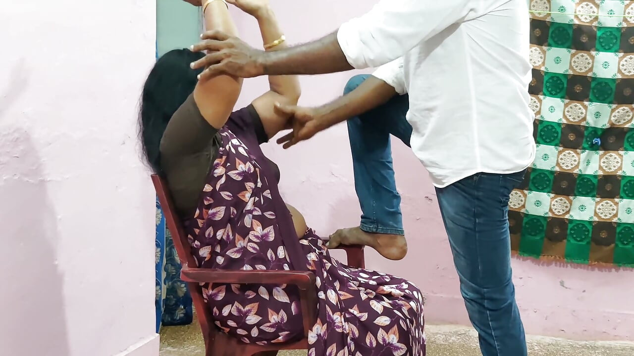 Desi Housewife Calls Young Pain Relief Boy Home for Soothing Touch and Intense Hardcore