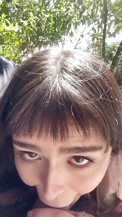 Unknown Girl Sucks Me In The Park And Ends Up FULL OF CUM
