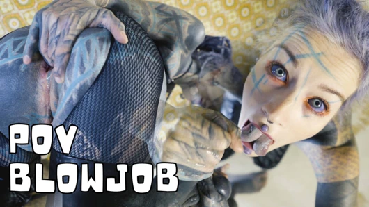 Heels, Hands, and Mouth Tattooed Pornstars Signature Move