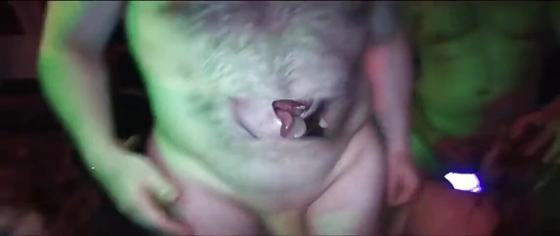 Skinny Brunette Stretched Wide Dripping in Intense Anal Action