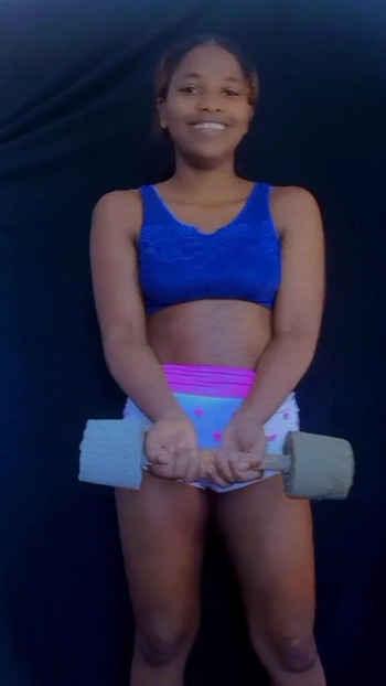Captivating moment from "Your sexy brunette comes with new interesting activities"
