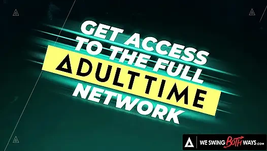 WE SWING В ОБЕ СТОРОНЫ - София Грейс приносит би-любопытного мужа для горячего бисексуального офисного тройничка