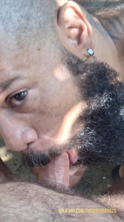 Caught on the trail: I met a guy and sucked his cock until I came in my mouth. | Clip 2