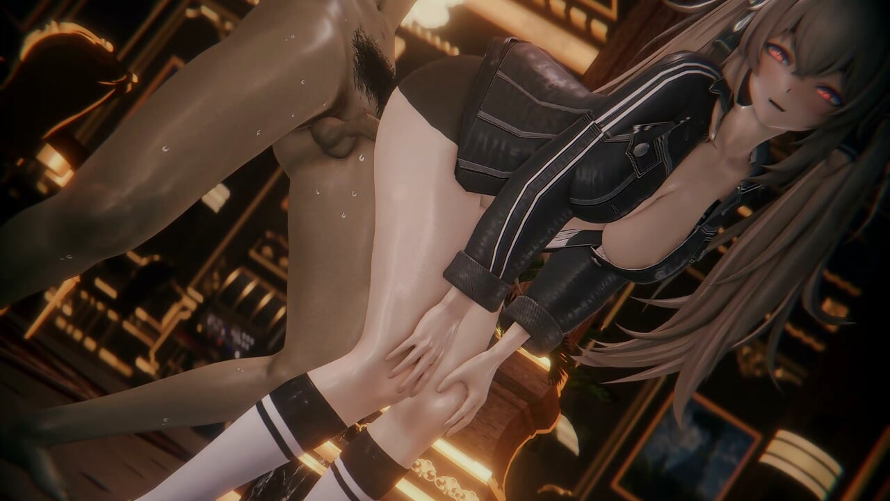 Kızların ön cephesi - tutkulu seks sahneleri - 3 boyutlu hentai animasyonları