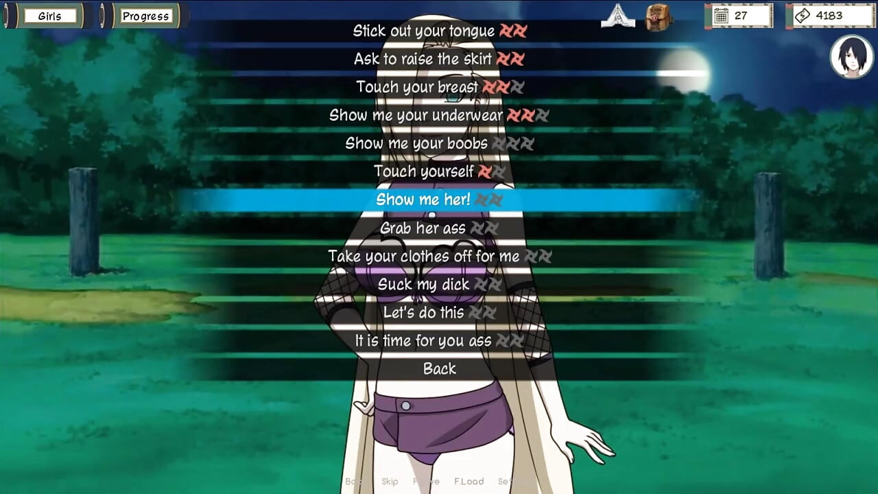 Naruto - Kunoichi Trainer v0.13 भाग 7 ino Loveskysan69 द्वारा अपने स्तन दिखाती है