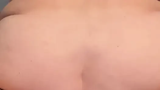 Bouncing on son in laws fat dick with my pussy and asshole and leaking huge cum load out my gaping asshole