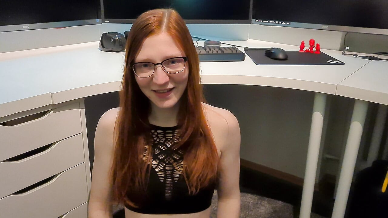 -greedy teen swallows cum for the first time