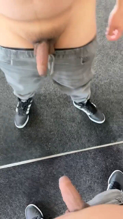 Uncut cock jerk