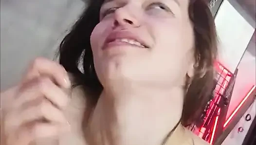 BDSm hotel, fickmaschine, bondage, sperma im gesicht