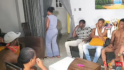 Swingers Babes Invited 10 Guys Over for Games Night Orgy