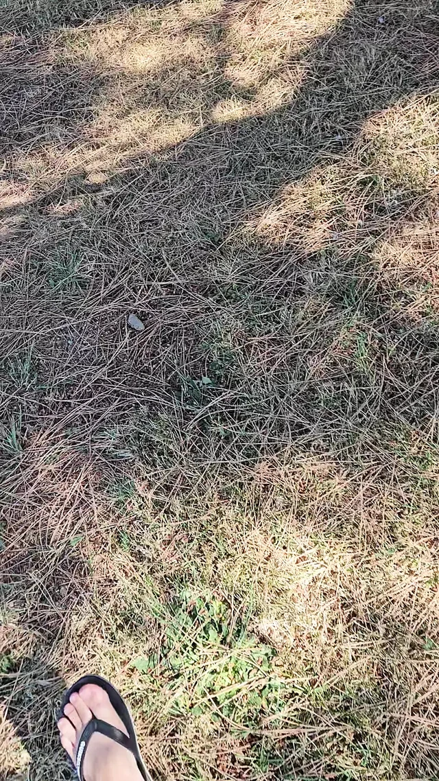outdoor masturbation in a parking lot