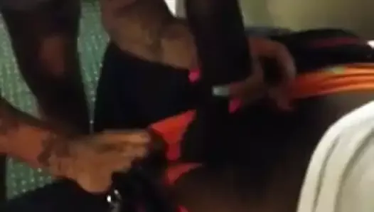 Young bitch sucking dick at house party