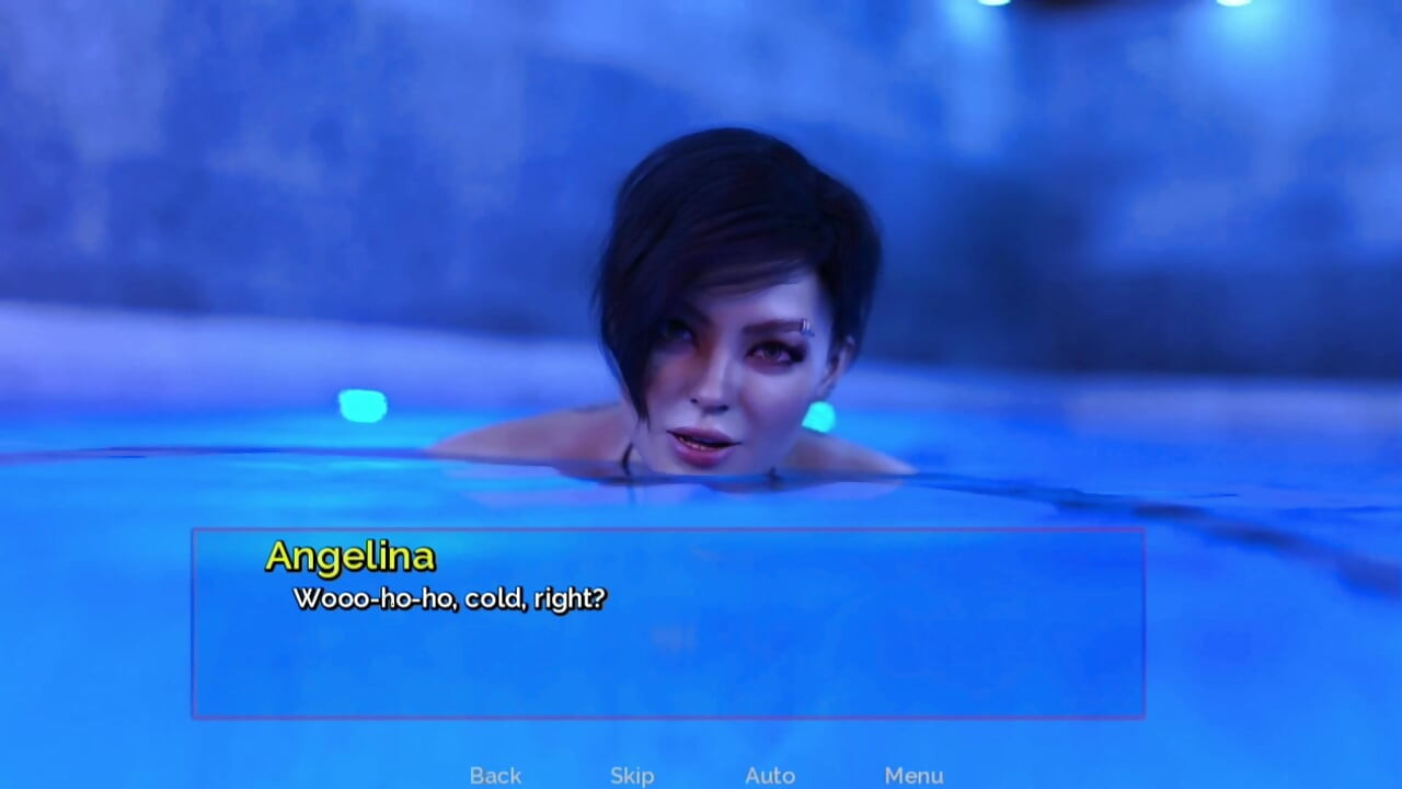 Girlfriend make fun and teasing in Gym Pool and bathroom when everyone left out from gym