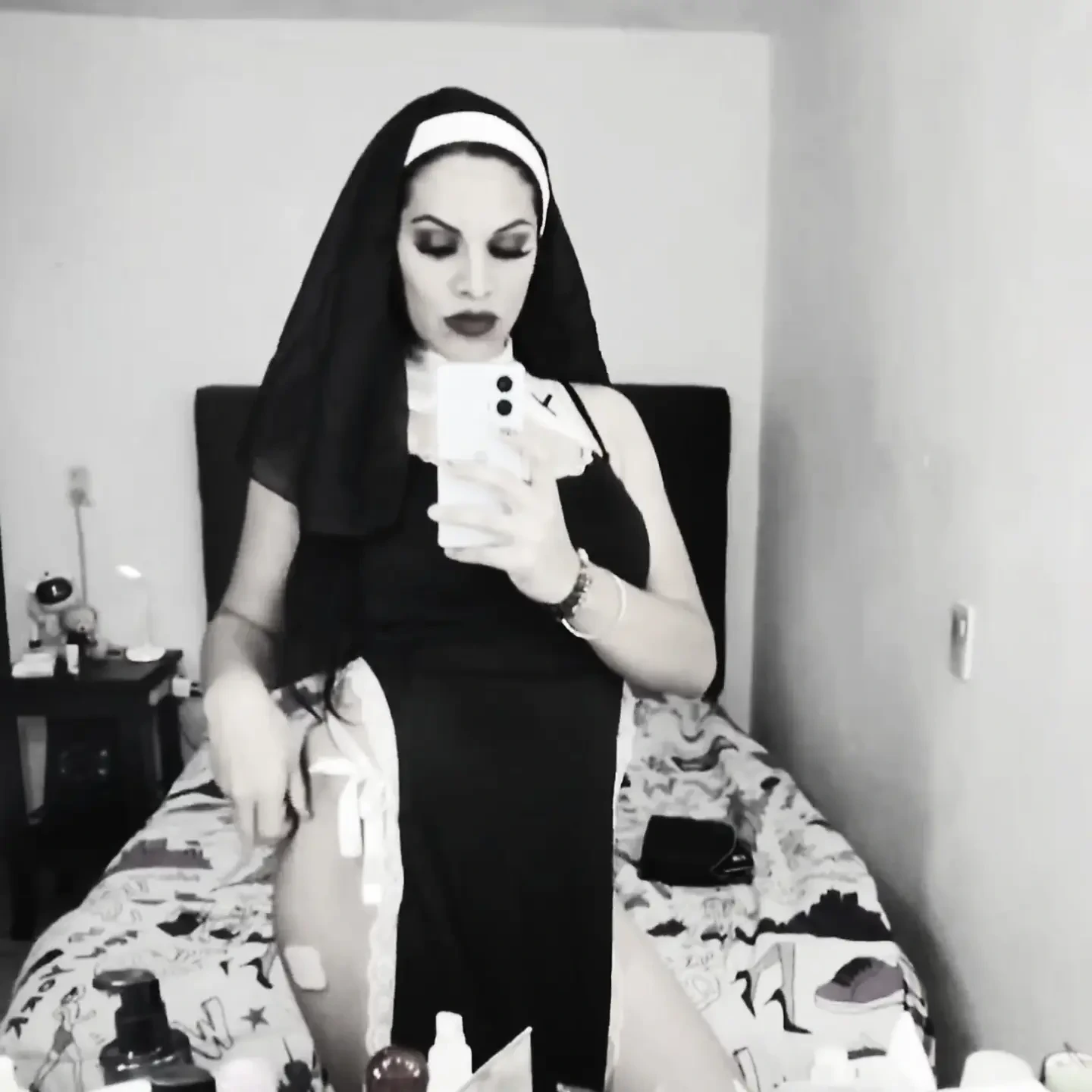 A promiscuous trans woman?? It’s me, little nun confessing my morbidities and lusts