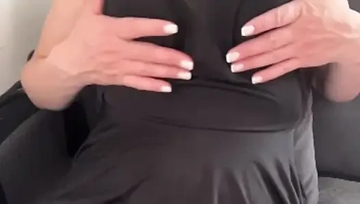 I love jerking off on my slut stepmom with big tits