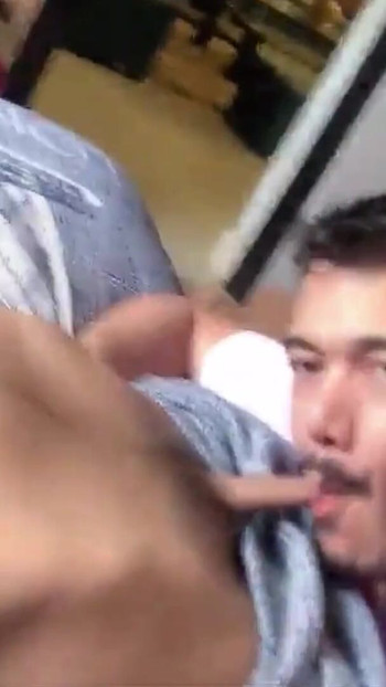 Epic moment from "Young Latino tempting me with his slim body"