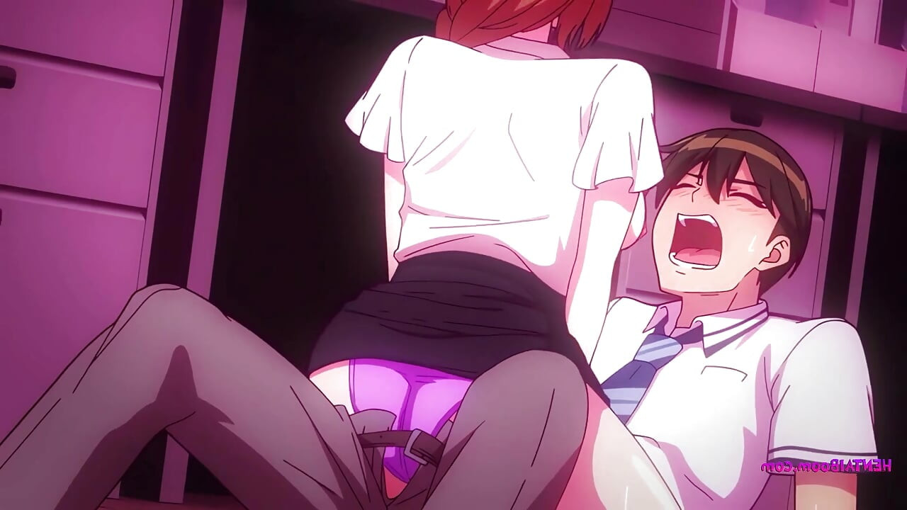 Amante de la universidad seduce compañero de clase en aula secreta hentai