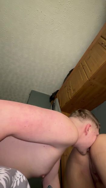 Dirty British Housewife Having Her Ass Licked By Hubby