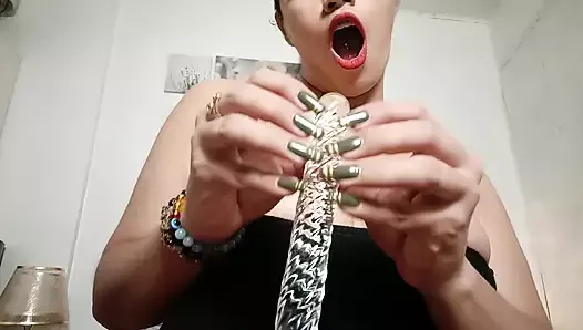 Long Nails Touch you, Long Nails Jerk You Harder !