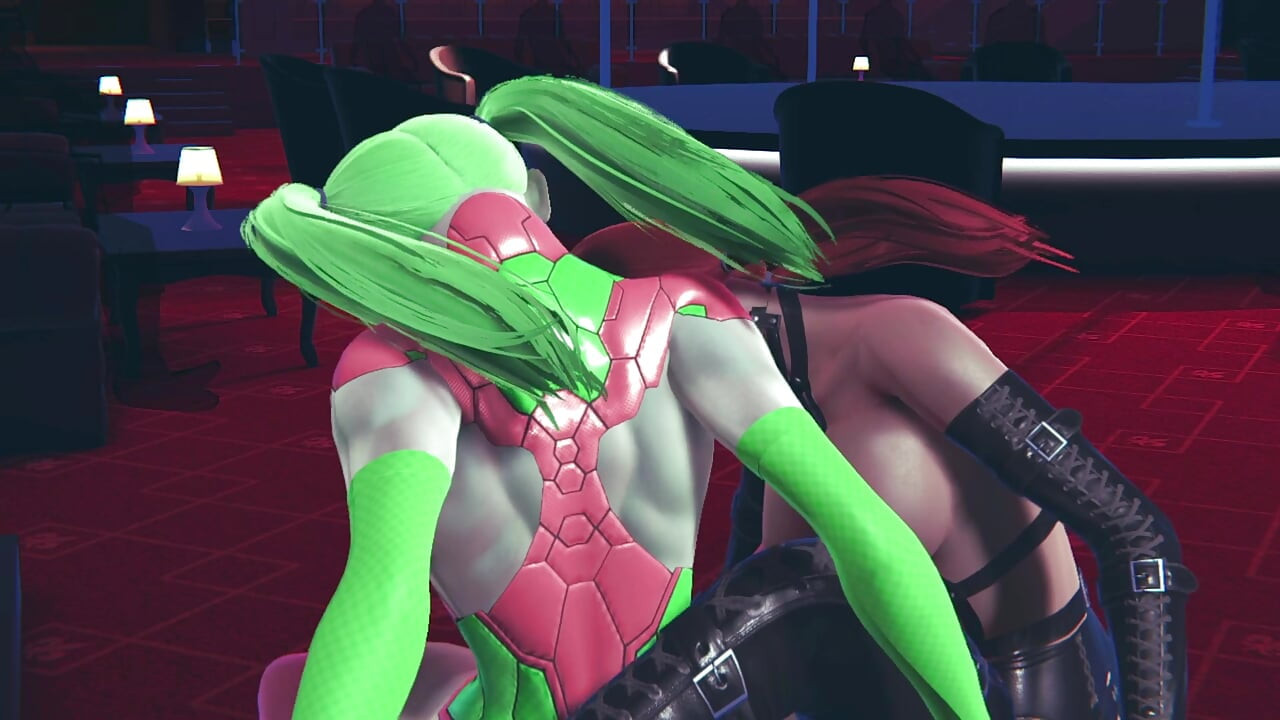 Rebecca cyberpunk perfecte kont - Hentai 3D volledige animatie