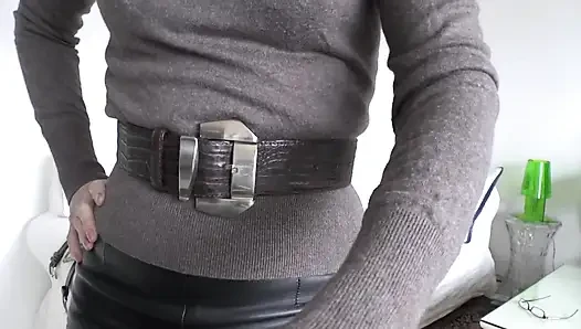 Belt Fitting in the Living Room, Part 2, Lady Victoria Valente