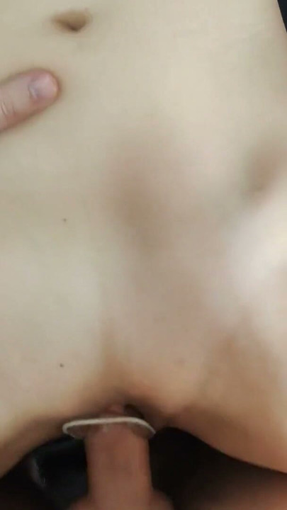 Female condom using tutorial and cum inside | Clip 1