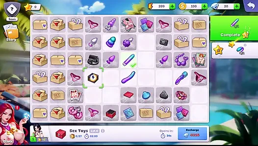 Si seksi villa terangsang menunggangi kontol besar di game terbaik