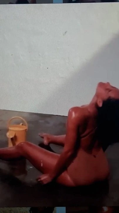 Tracee Ross in shower